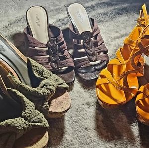 Bundle of 3 pairs of shoes size 6.5 Charlotte Russ, Diva Dna, East 5th Good con